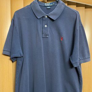 Ralph Lauren Polo Mens classic fit weathered look vintage polo